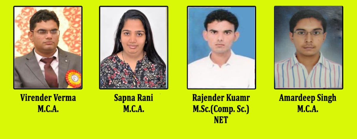 B.C.A. Staff Members